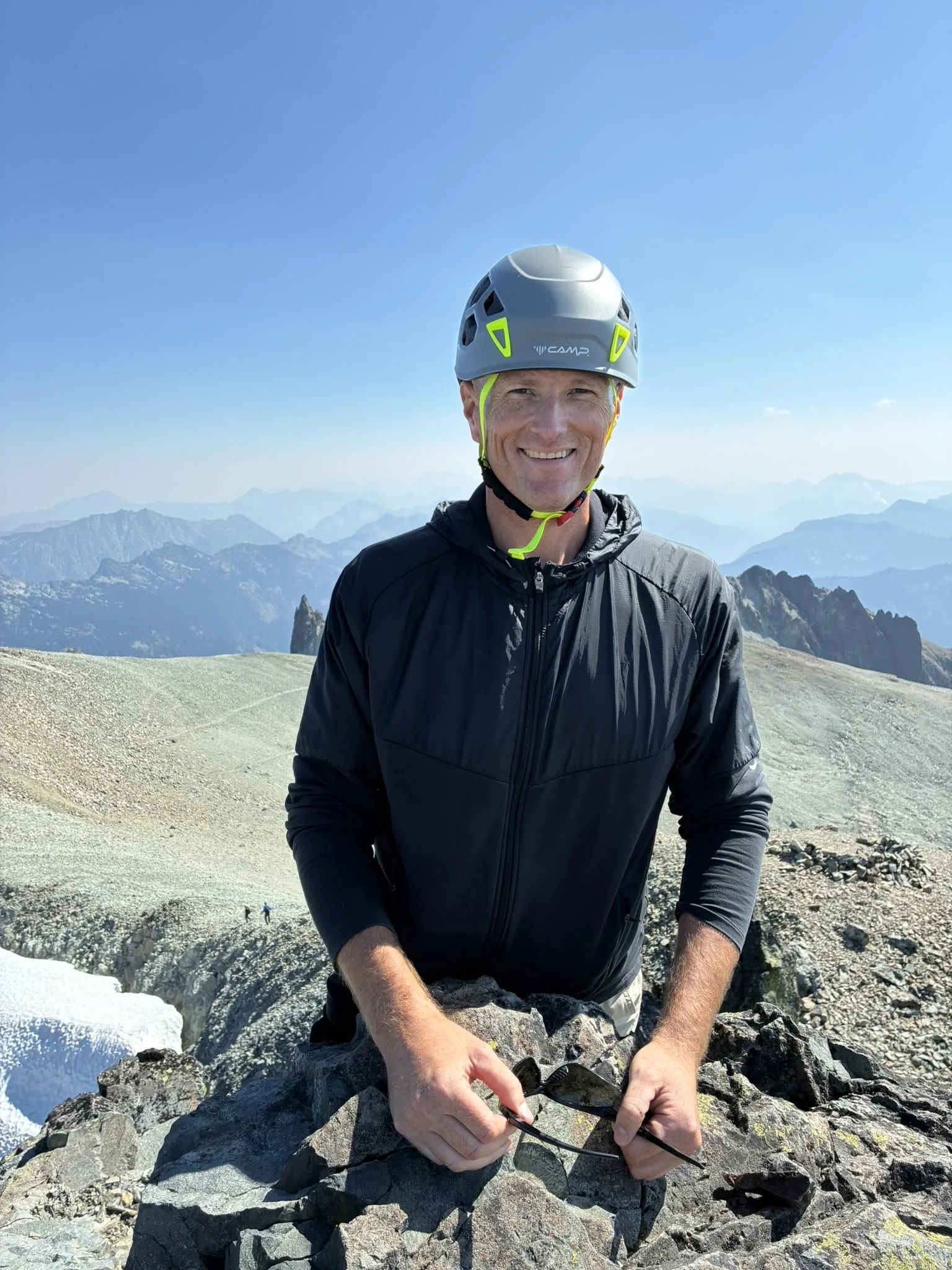 Jonathan mountaineering in the Cascades